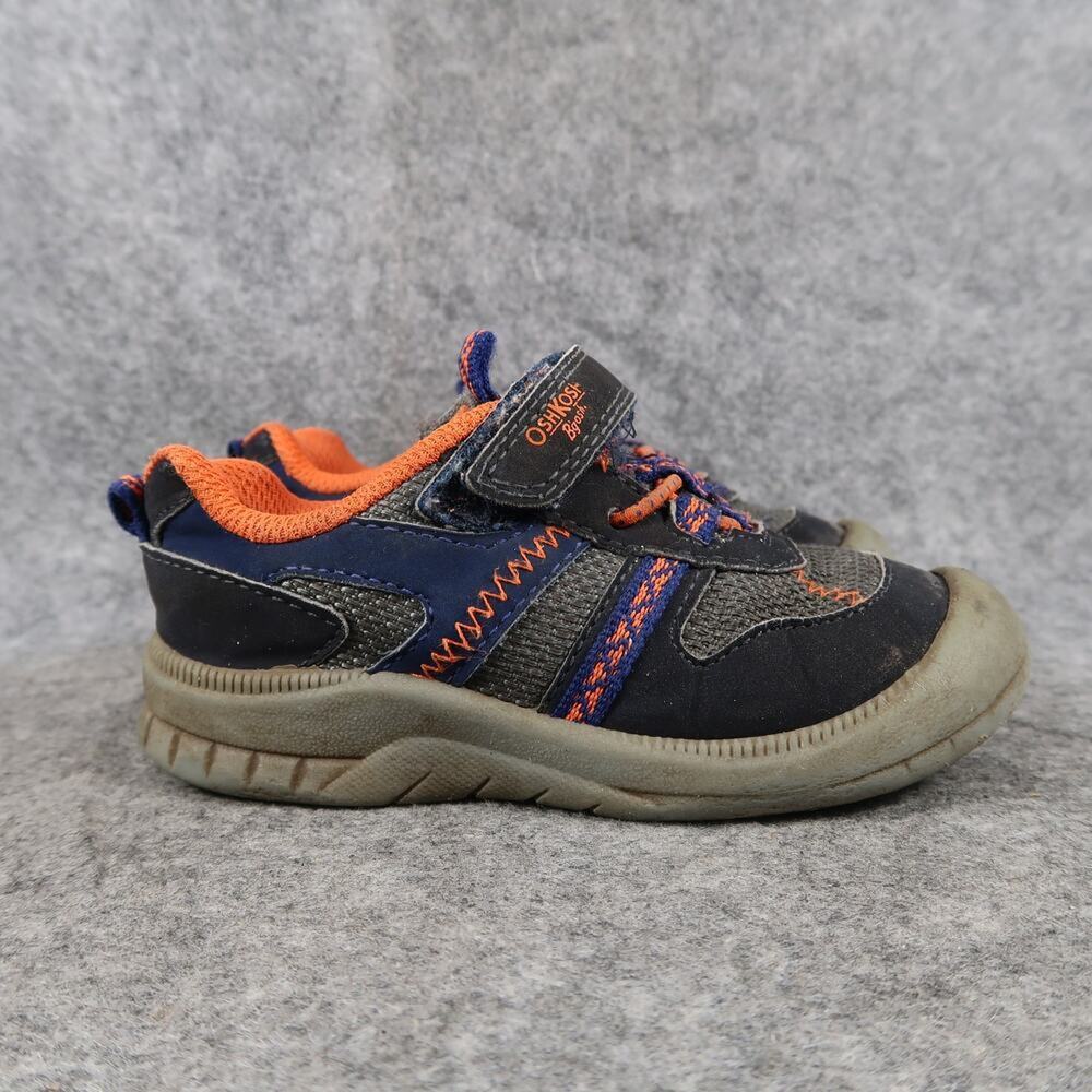 OshKosh B'Gosh Shoes Toddler 8 Sneakers Kids Easy On Adjustable Strap Trainers